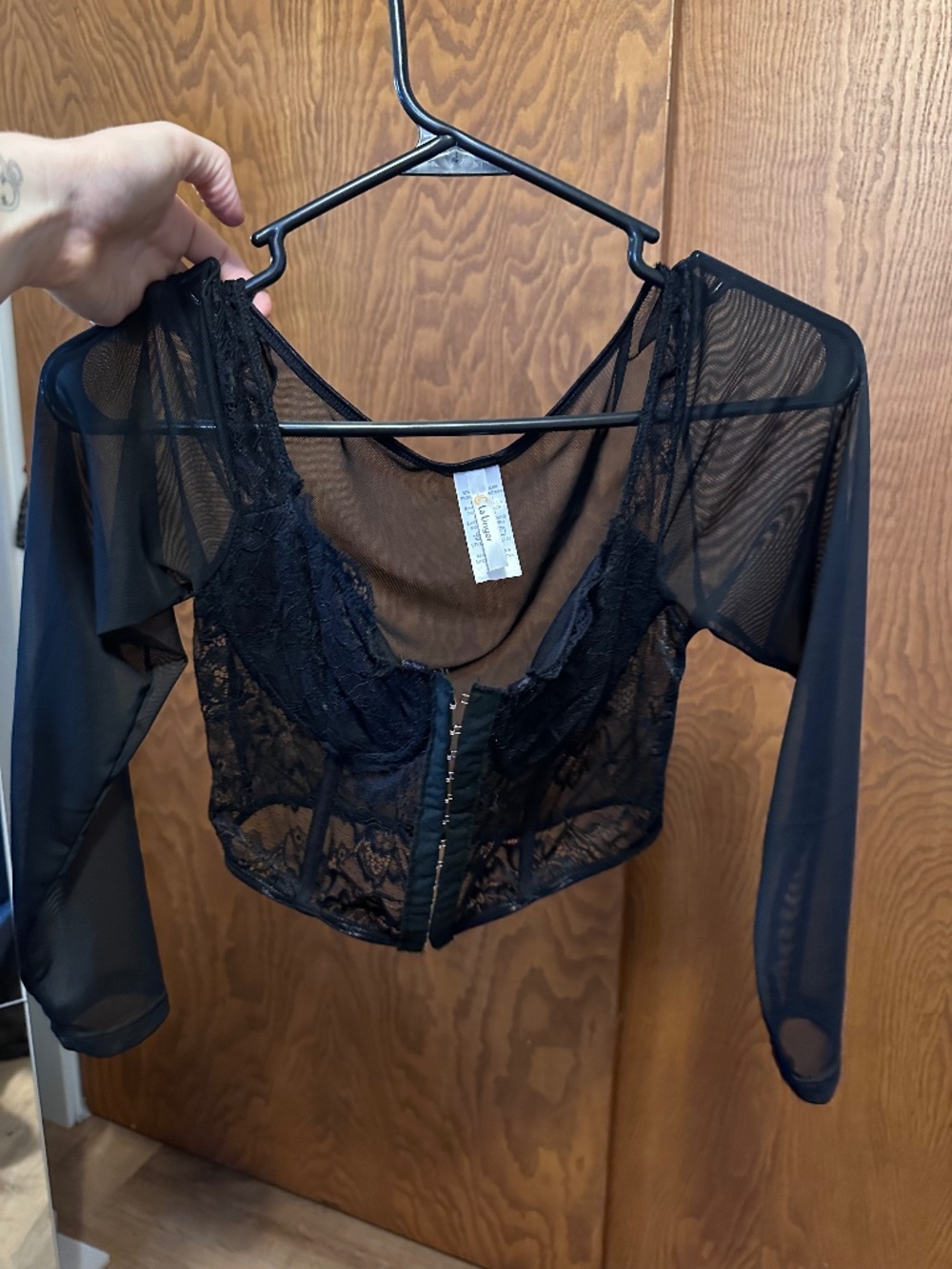 Lace corset top